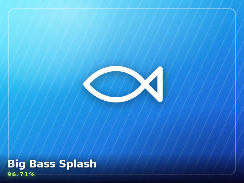 Big Bass Splash by Pragmatic Play — cover art