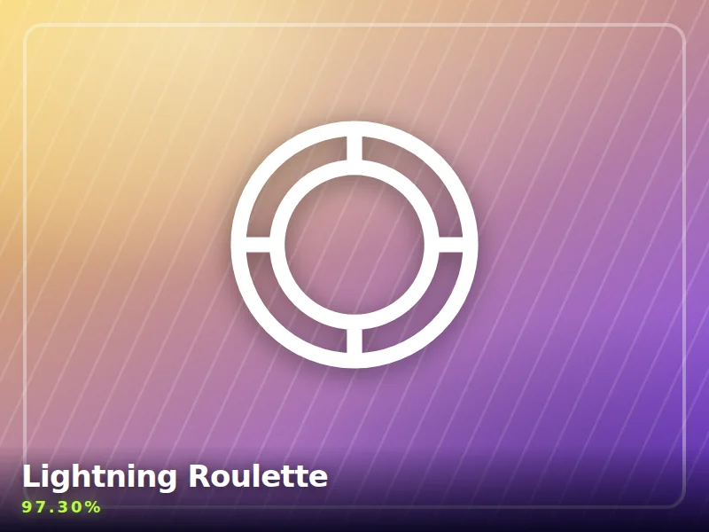 Lightning Roulette by Evolution โ cover art